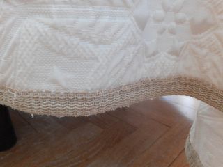 Colcha beige para cama 105-135