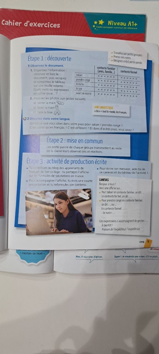 TOPE LA! 1 PACK CAHIER D'EXERCICES (3 libros)