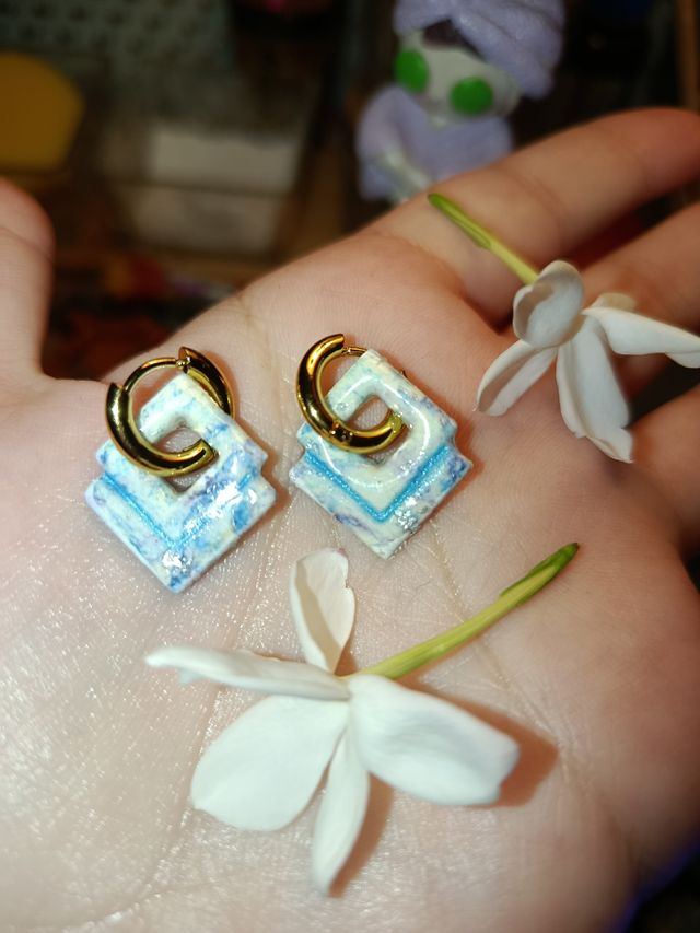 Pendientes Marrakech Dorados Multicolor