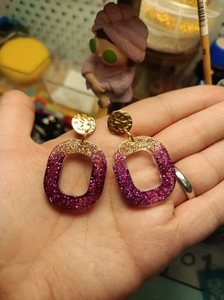 Pendientes Marrakech Dorados Multicolor