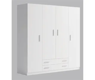 Armario 4 puertas blanco