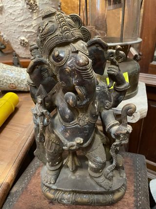 Figura Ganesha Bronce India Antigua