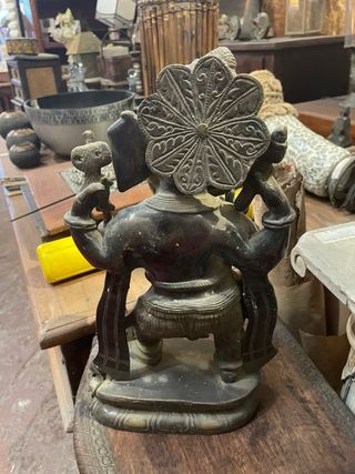 Figura Ganesha Bronce India Antigua