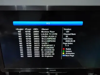 Decodificador RECEPTOR Satelite Fonestar RDS 585 W
