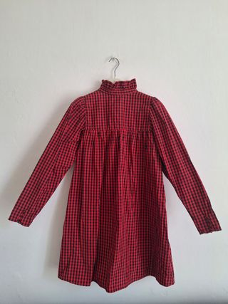 Top donna a quadri rosso e nero