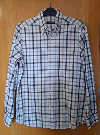 Camisa Massimo Dutti cuadros talla L