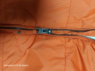 Chaleco acolchado vintage naranja hombre