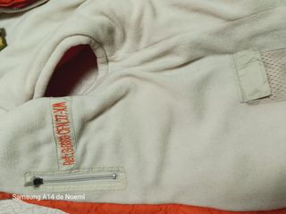 Chaleco acolchado vintage naranja hombre