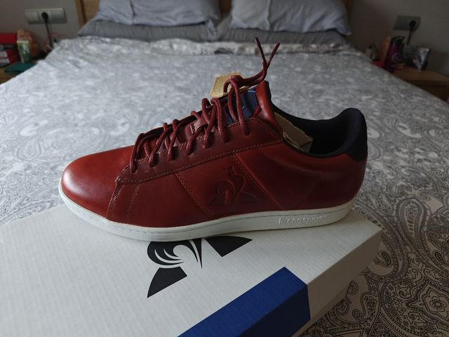 Zapatillas Le Coq Sportif de piel.