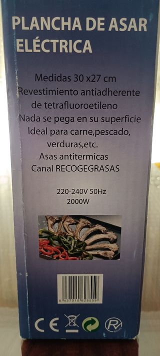 Plancha Asar Eléctrica Dolphin DPA2000FH