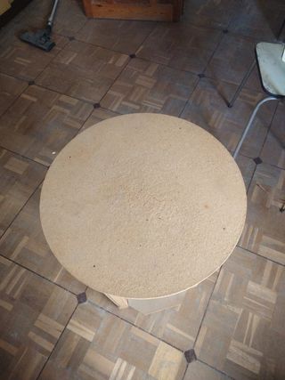 Mesa camilla redonda pequeña 50 cm de diámetro