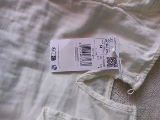 Blusa Mango Teen Blanca con Volantes