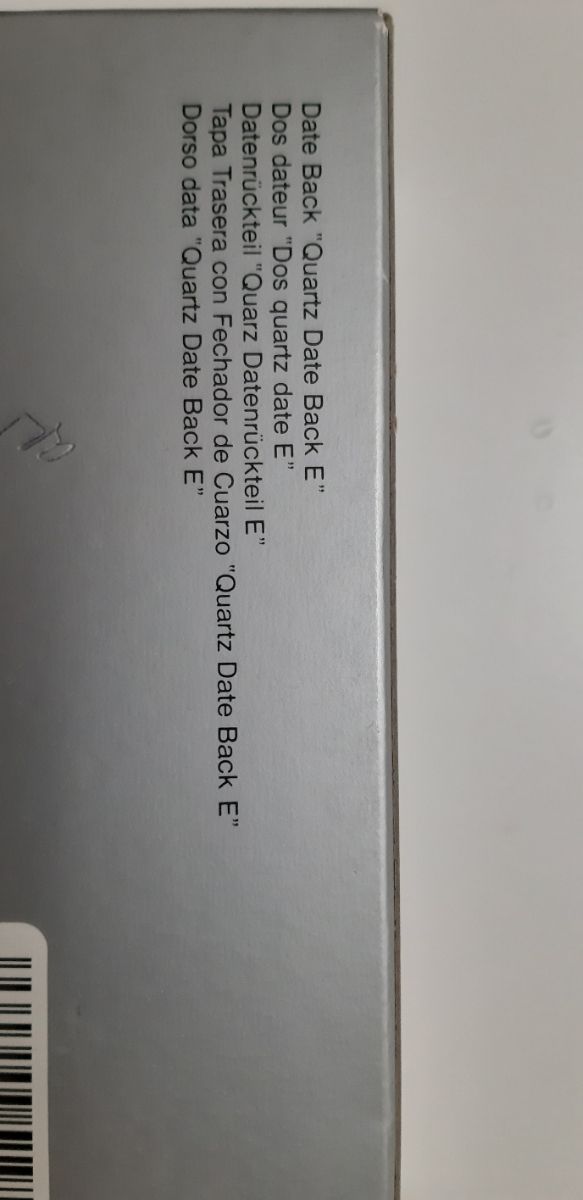 Tapa trasera para Canon Quartz Date back E Fill