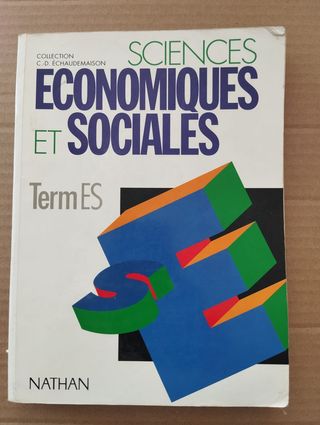 Ciencias economicas  y sociales en francés