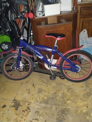 Bicicleta infantil azul SPEED