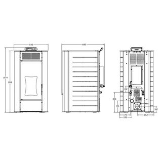 Hidroestufa de pellets