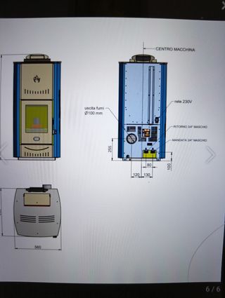 Hidroestufa de pellets