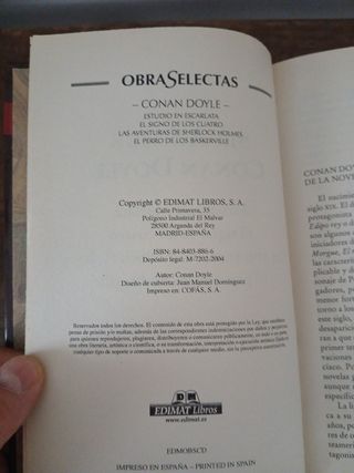 Arthur Conan Doyle (Obras selectas series)