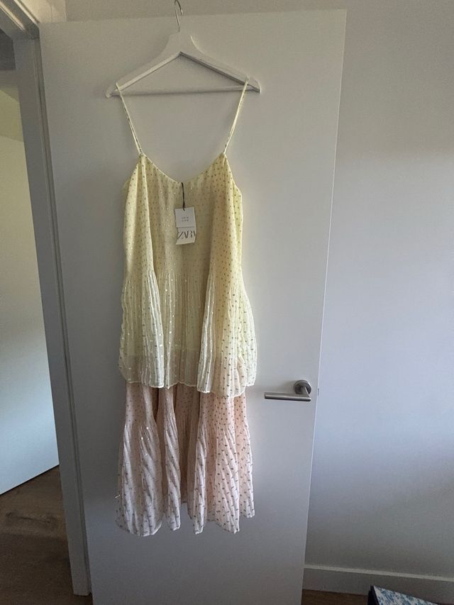 Vestido Zara amarillo S