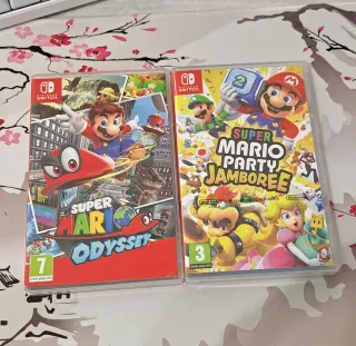 Super Mario Odyssey y Mario Party Jamboree