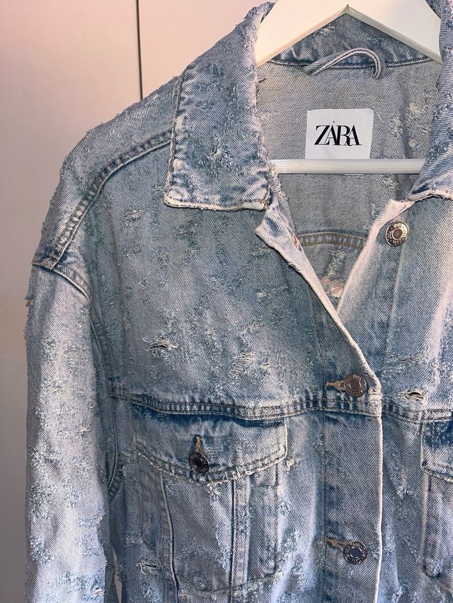 Cazadora Vaquera Zara Talla M