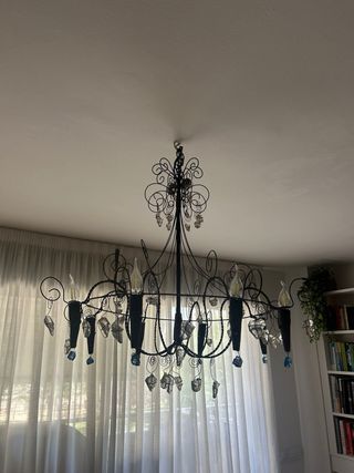 Lámpara de diseño único.