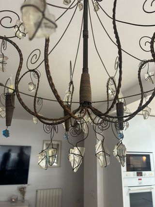 Lámpara de diseño único.