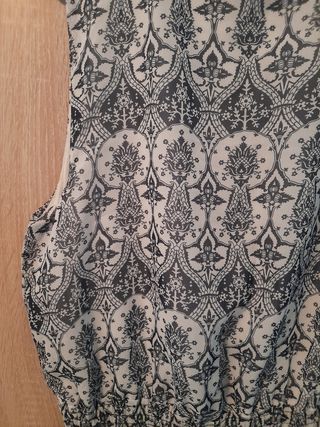 Mono largo Ada Gatti blanco y negro