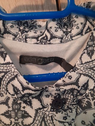 Mono largo Ada Gatti blanco y negro