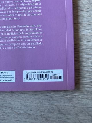 Tres Sombreros De Copa N/c