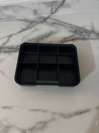 Caja de seguridad azul metálica