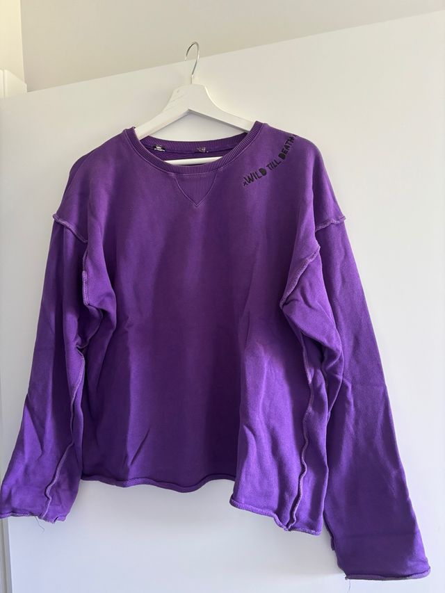 Sudadera Morada Talla S