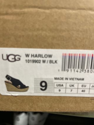 Sandalias UGG Negras Talla 40