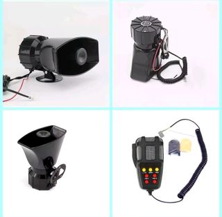 Sirena Clacson Auto 7 Toni 130db Allarme 12v