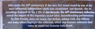 Sun Records 50th Anniversary Collection 2 CDs