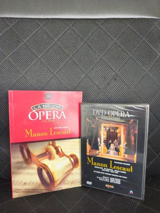 Libro y DVD Manon Lescaut Ópera