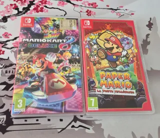Mario Kart 8 Deluxe & Paper Mario Switch