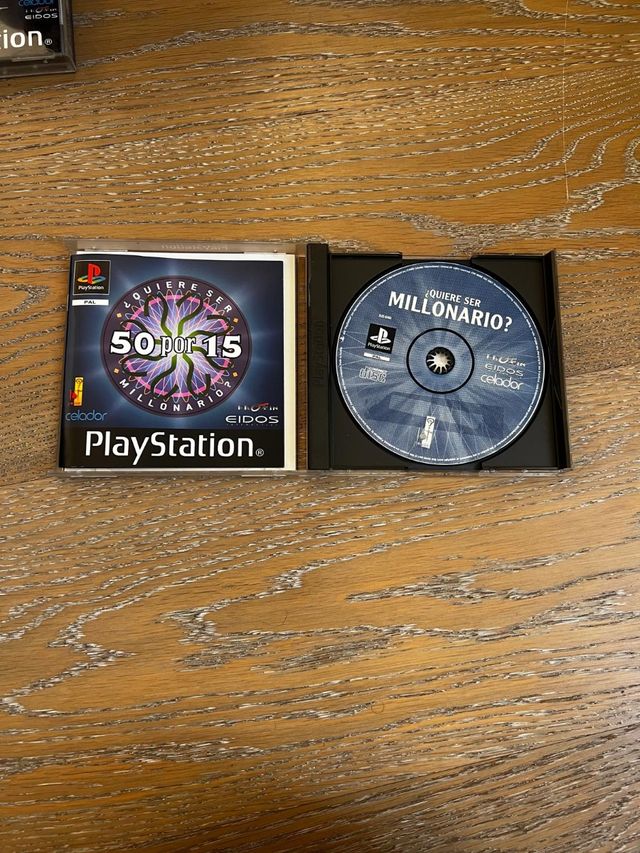 Juego PlayStation 1 ¿Quieres Ser Millonario?  50x1
