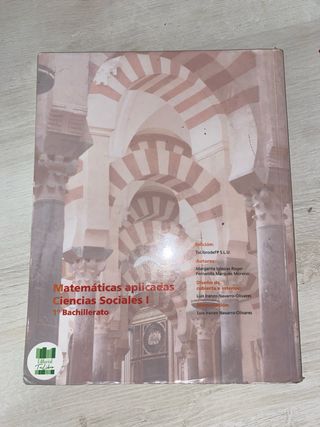 MATEMÁTICAS APLICADAS A LAS CIENCIAS SOCIALES I