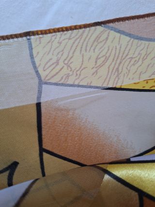 Foulard Picasso Marrón y Amarillo