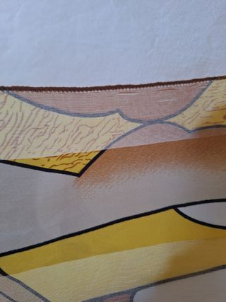Foulard Picasso Marrón y Amarillo