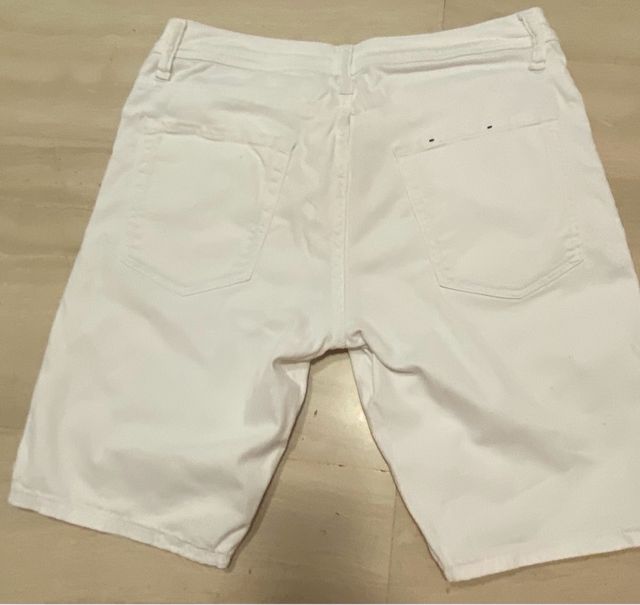 Pantalón Corto Vaquero Blanco Antonio Morato