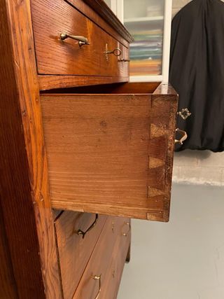 Cassettiera vintage in legno - Settimanale