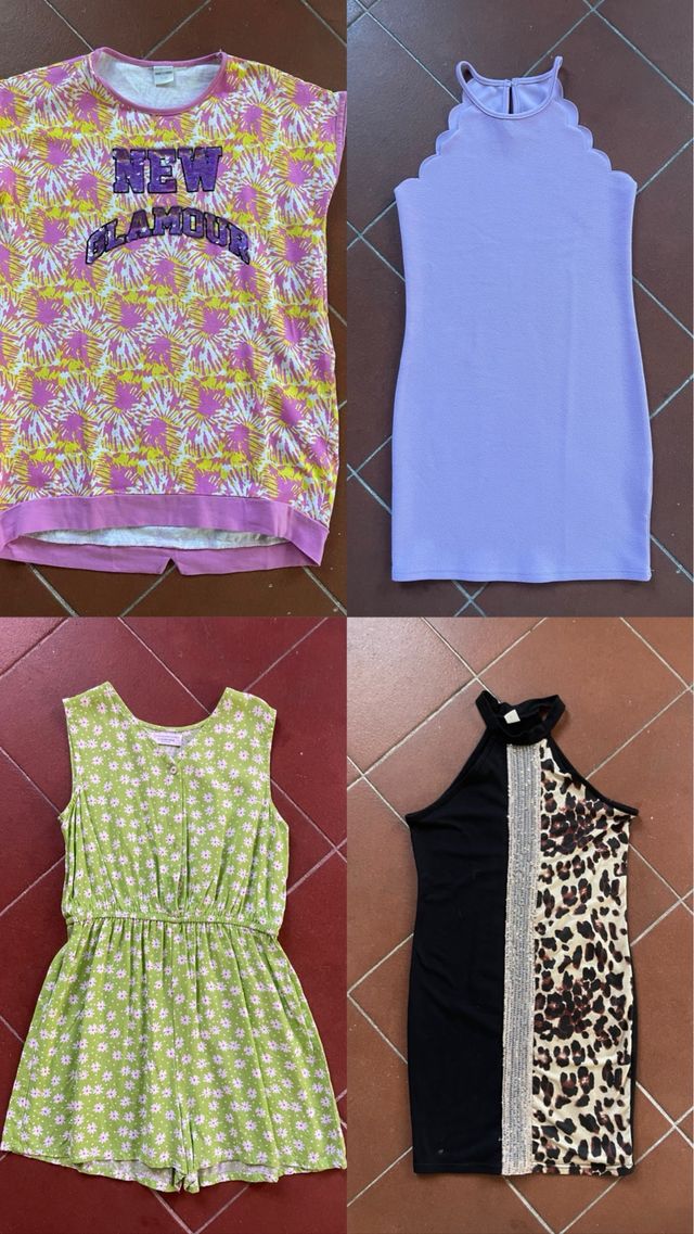 Set 4 vestiti 11/12 anni