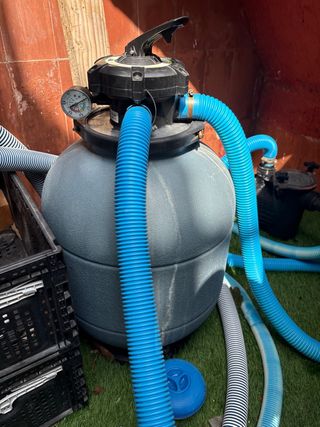 Piscina elevada 3.60x3.60x1.20 aluminio