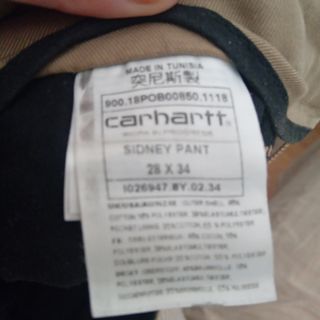 Carhartt WIP Pantalones Beige Talla 28/34