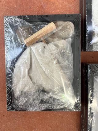 Mini Jardín Zen de Madera y Piedras