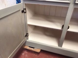 Alacena Aparador Estantería Rústica Gris