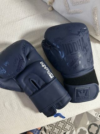 Guantes de boxeo Buddha azules