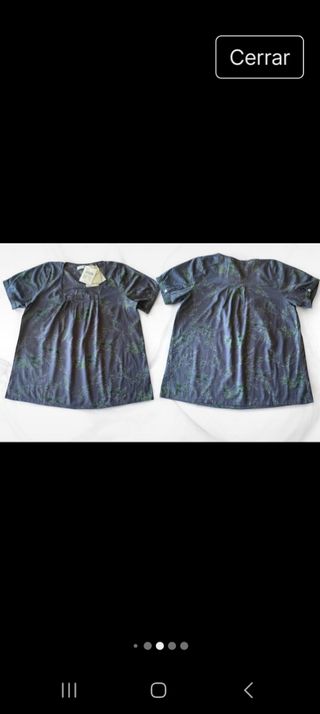 Blusa Nice Things manga corta floral,sin estrenar